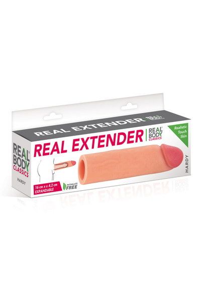 Насадка на член Real Body — Real Extender HARDY с открытой головкой