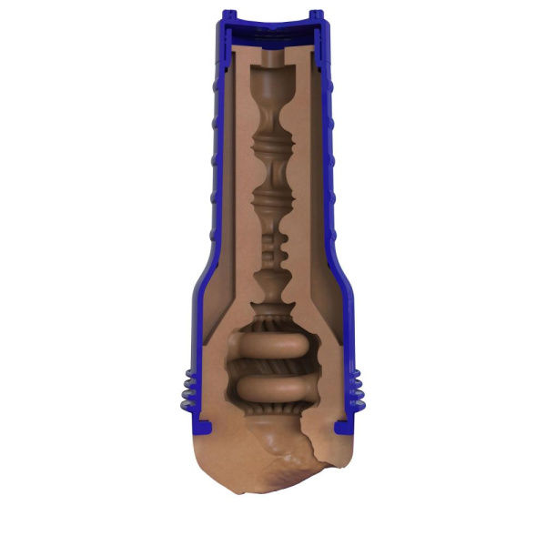 Мастурбатор-вагина Fleshlight Boost Bang Medium Dark Flesh, плавающие кольца Turbo Tech