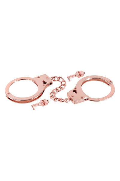Наручники Fetish Tentation Premium Chick wrist cuffs in rose-gold metal