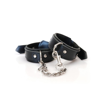 Наручники из экокожи Art of Sex - Handcuffs Emoji, цвет черный || Наручники із екошкіри Art of Sex - Handcuffs Emoji, колір чорний