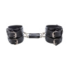 Наручники мужские Art of Sex - Handcuffs Dragons man из экокожи, цвет черный || Наручники чоловічі Art of Sex - Handcuffs Dragons man з екошкіри, колір чорний