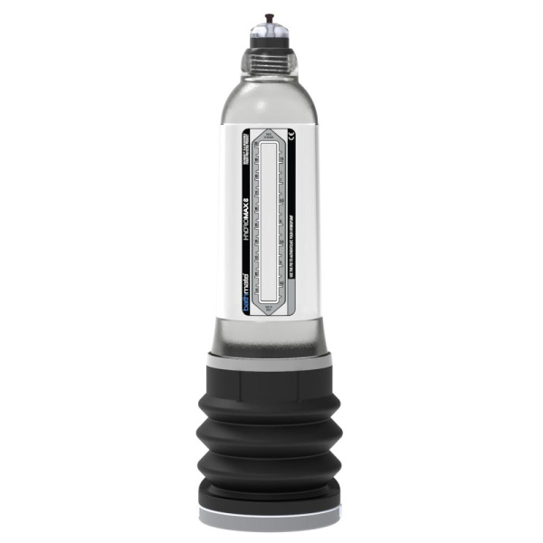 Гидропомпа Bathmate Hydromax 8 Clear, для члена длиной от 15 до 20 см, диаметр до 5,5 см