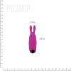 Вибропуля Adrien Lastic Pocket Vibe Rabbit Pink со стимулирующими ушками || Віброкуля Adrien Lastic Pocket Vibe Rabbit Pink зі стимулювальними вушками