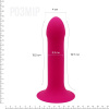 Дилдо с вибрацией Adrien Lastic Hitsens 2 Pink, отлично для страпона, макс диаметр 4см, длина 17,2см || Двошаровий ділдо з вібрацією Adrien Lastic Hitsens 2 Pink, відмінно для страпона, макс діаметр 4 см,