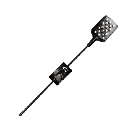 Стек с металлическими винтами Art of Sex - Biotrix, экокожа, цвет черный || Стек з металевими гвинтами Art of Sex - Biotrix, екокожа, колір чорний