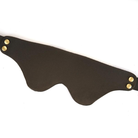 Кожаная маска на глаза Liebe Seele Samurai Blindfold || Шкіряна маска на очі Liebe Seele Samurai Blindfold