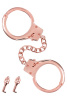 Наручники Fetish Tentation Premium Chick wrist cuffs in rose-gold metal