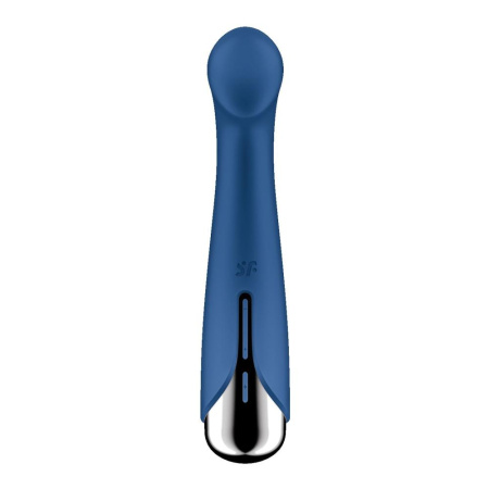 Вибратор с ротацией Satisfyer Spinning G-Spot 1 Blue, плоская площадка для стимуляции точки G || Вібратор з ротацією Satisfyer Spinning G-Spot 1 Blue, плоский майданчик для стимуляції точки G