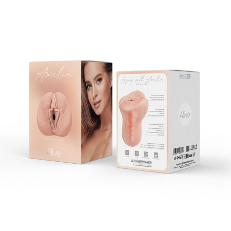 Мастурбатор-вагина Alive Amelia Super Realistic Masturbator S Flesh, реалистичный канал || Мастурбатор-вагіна Alive Amelia Super Realistic Masturbator S Flesh, реалістичний канал