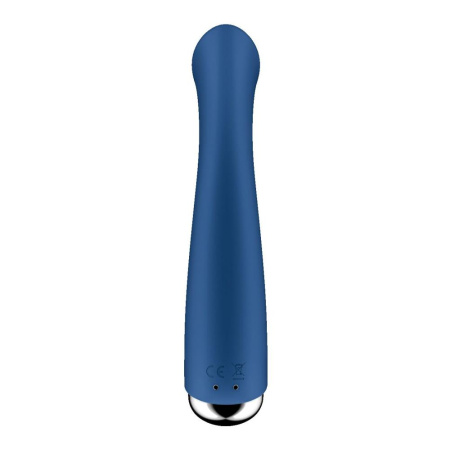 Вибратор с ротацией Satisfyer Spinning G-Spot 1 Blue, плоская площадка для стимуляции точки G || Вібратор з ротацією Satisfyer Spinning G-Spot 1 Blue, плоский майданчик для стимуляції точки G