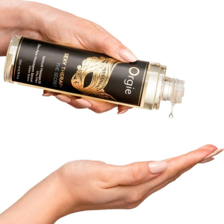 Массажное масло Orgie – Sexy Therapy The Secret (200 мл), гибридное || Масажна олія Orgie – Sexy Therapy The Secret (200 мл), гібридна