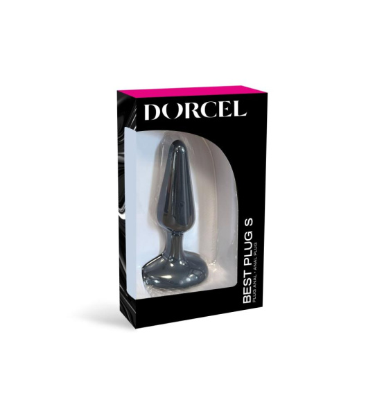 Анальная пробка Dorcel Best Plug S мягкий soft-touch силикон, макс. диаметр 3,1см