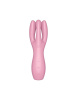 Клиторальный вибратор Satisfyer Threesome 3 Pink с тремя пальчиками || Кліторальний вібратор Satisfyer Threesome 3 Pink з трьома пальчиками