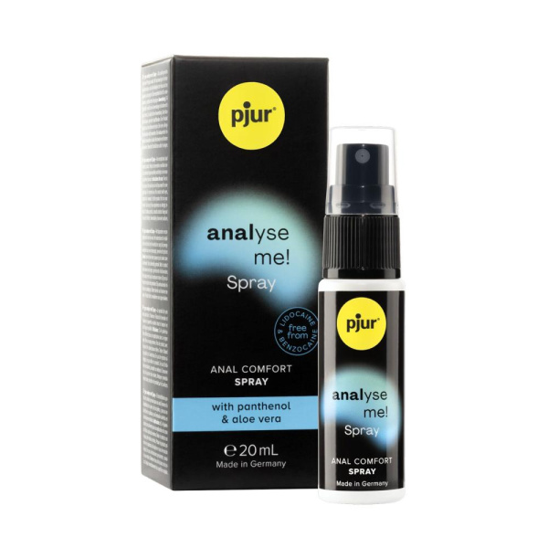 Расслабляющий анальный спрей pjur analyse me! 20 мл с пантенолом и алоэ, концентрированный